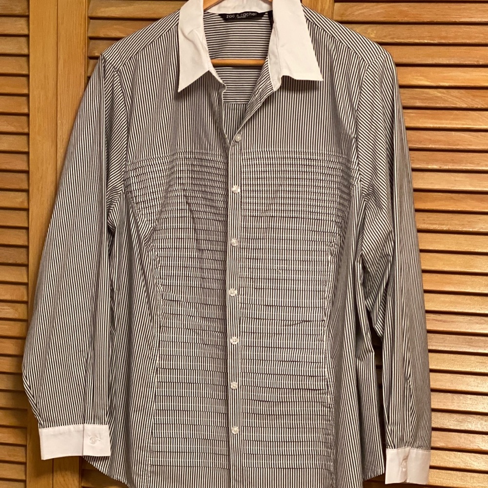 Tuxedo striped shirt